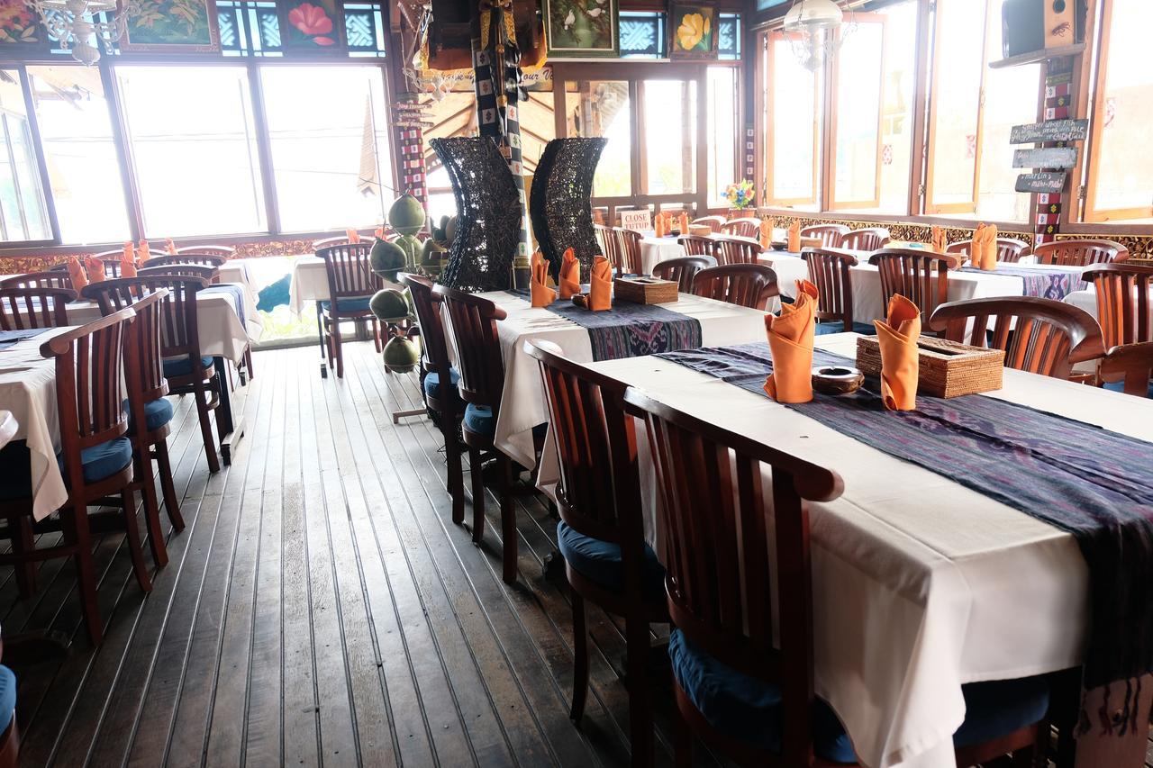 Kerti Beach Bungalow And Restaurant بادانجباى المظهر الخارجي الصورة